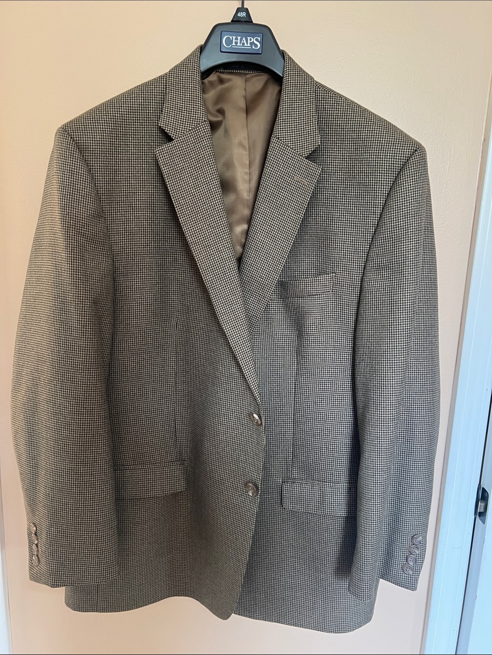 Chaps Men's Brown Glen Plaid Sport Coat